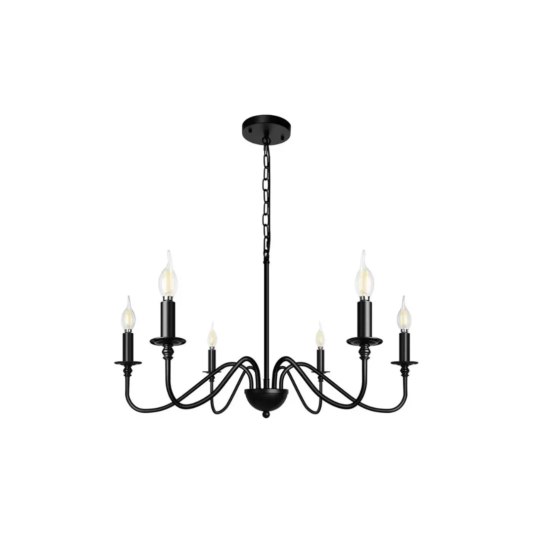 Luminária pendente Loft vintage em ferro sobre mesa de jantar Refined Industrial — Tonzi