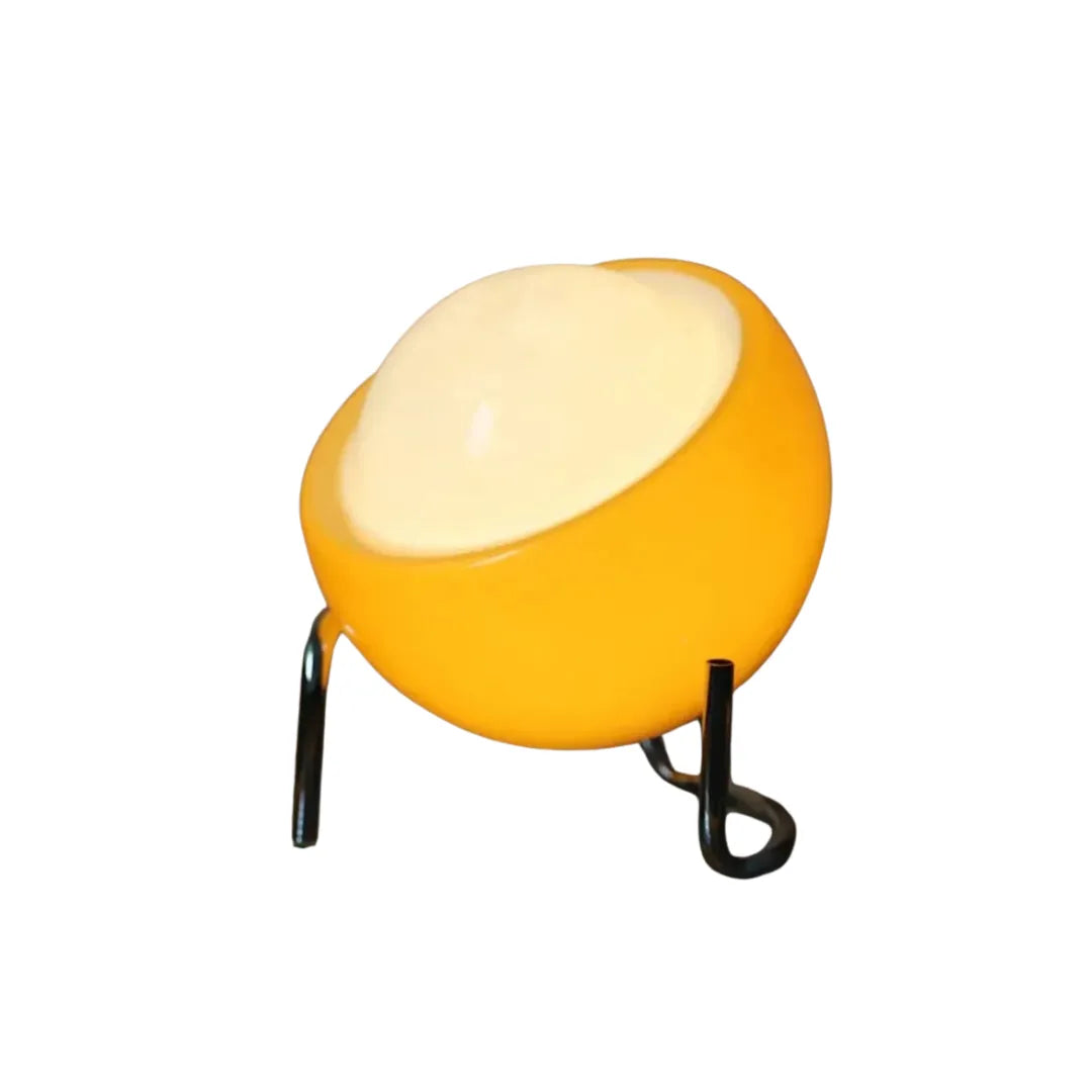 Abajur de Mesa Vidro Fosco Bauhaus