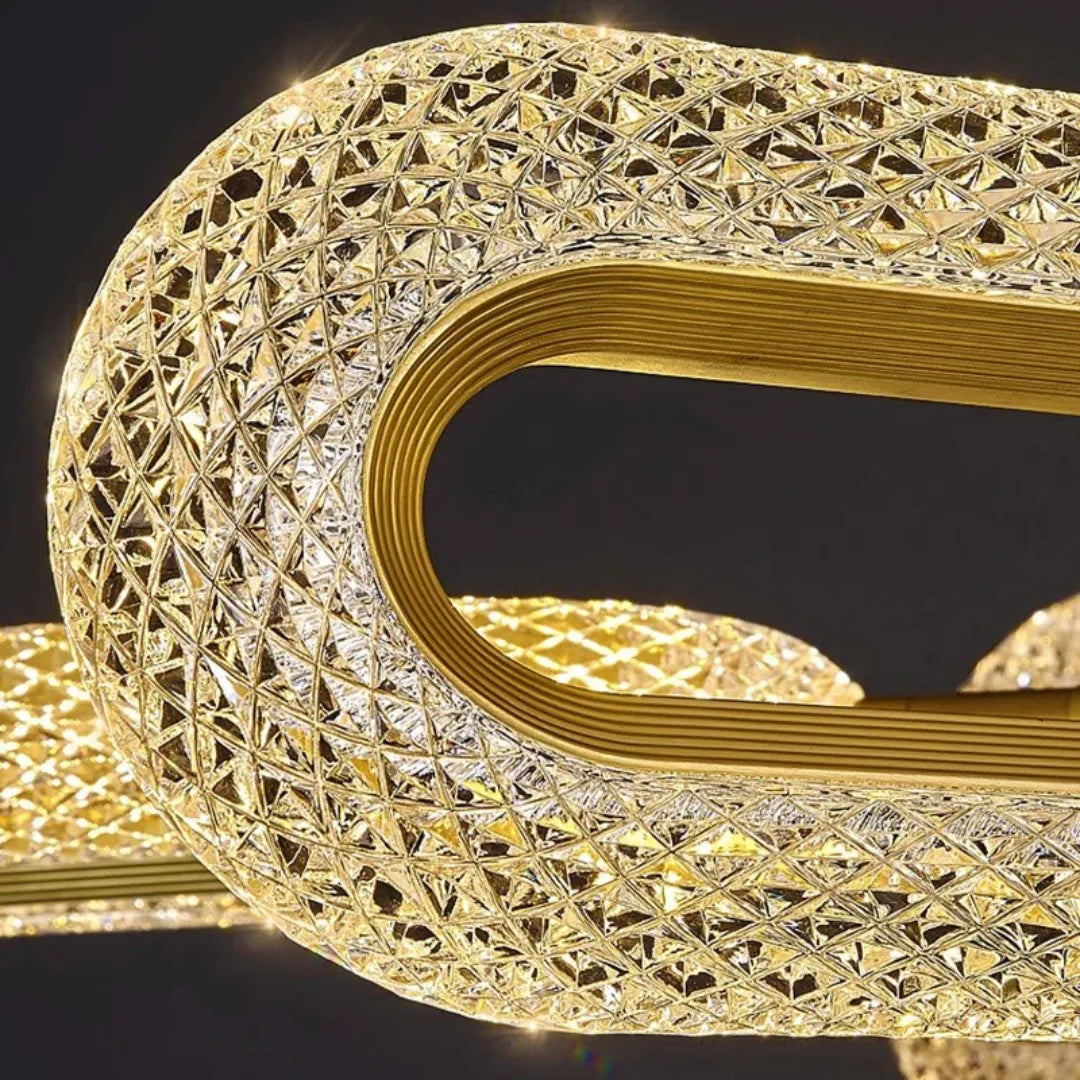 Arandela de Luxo Cristal Oval