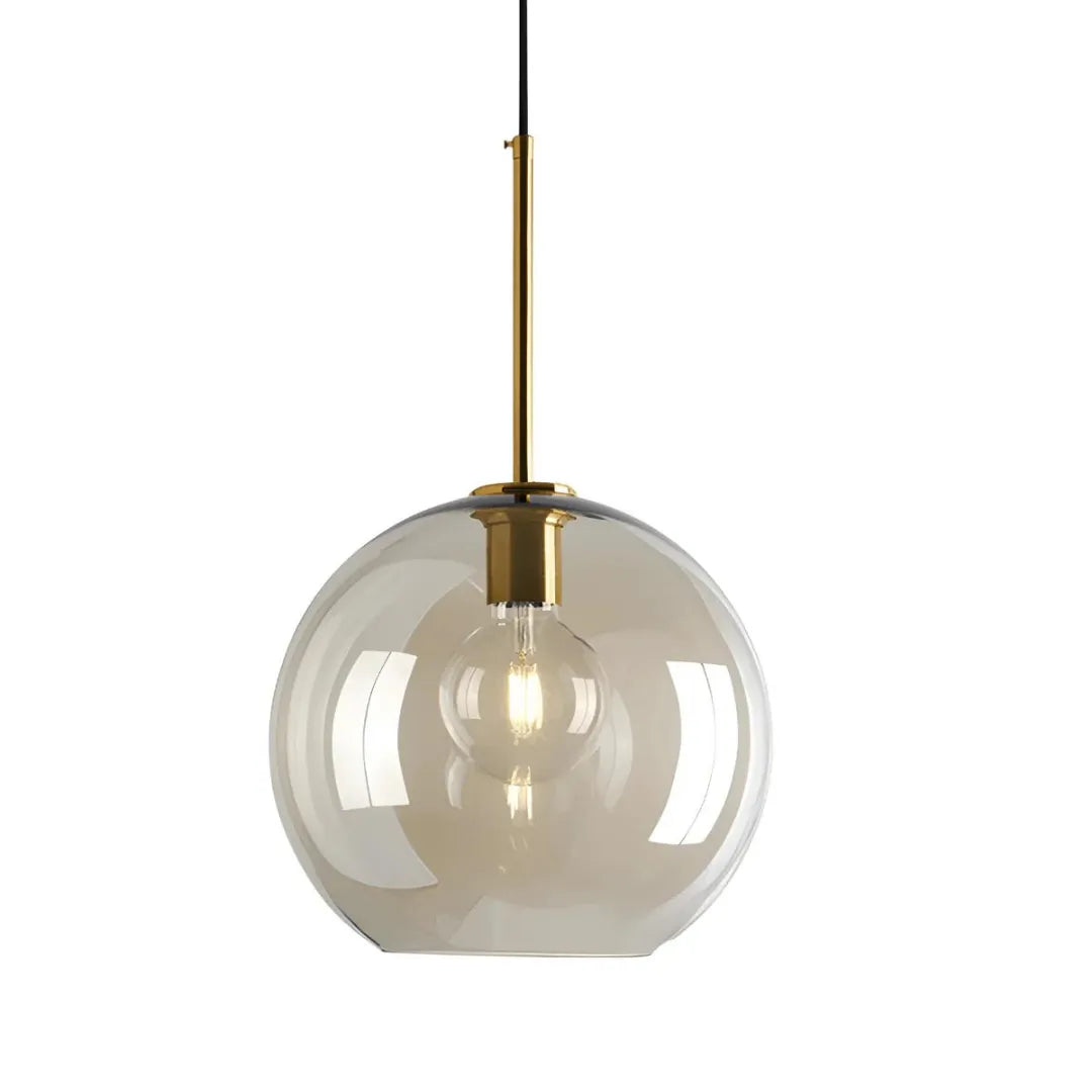 Luminaria-Pendente-Bola-Globo-Vidro-Nero-Ø15CM