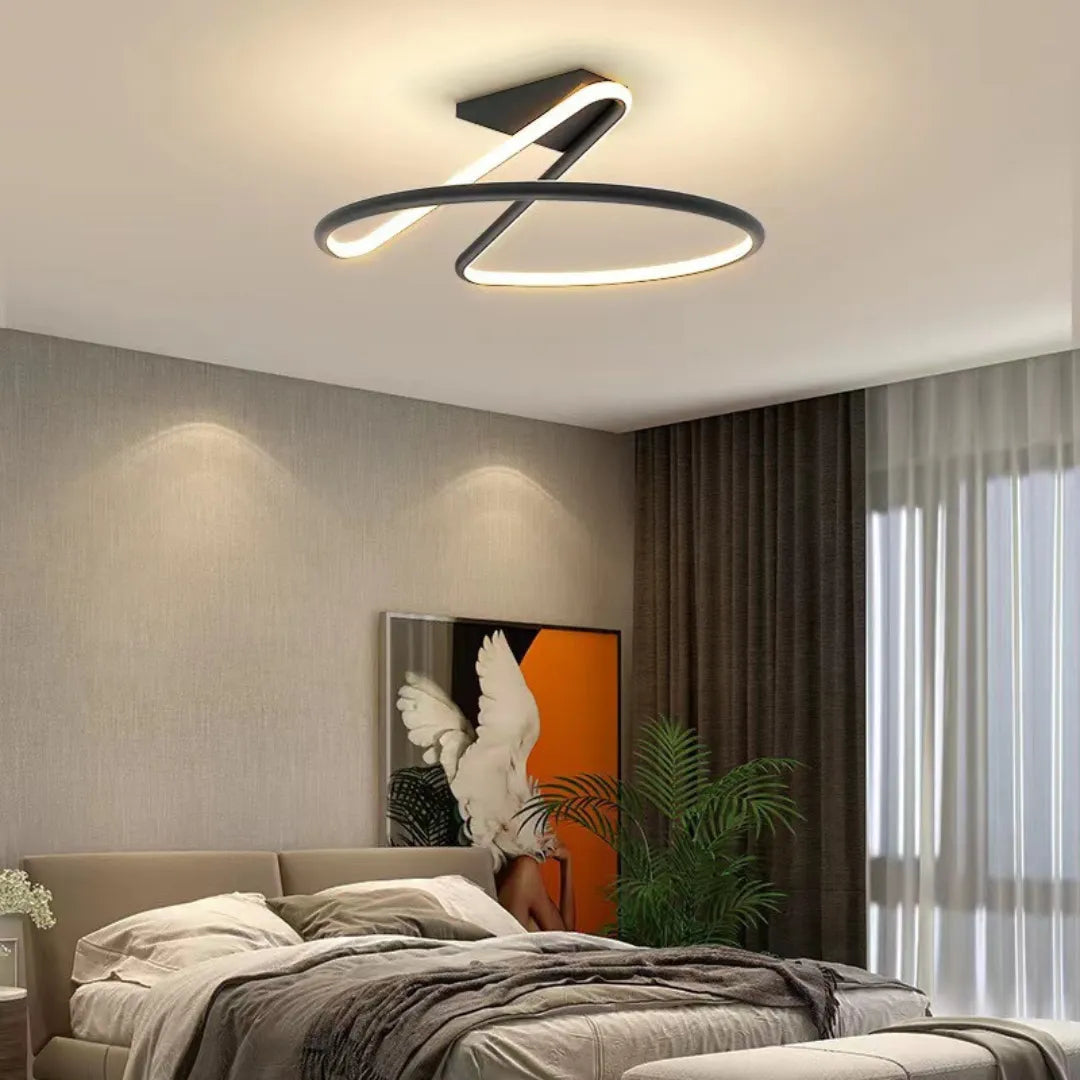 Luminária-Quarto-em-LED-Minimalista