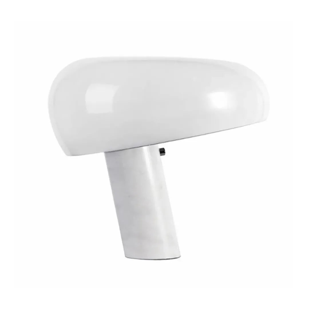 Luminaria-de-Mesa-Abajur-Cogumelo-Design-Italiano-Snoopy-Branco