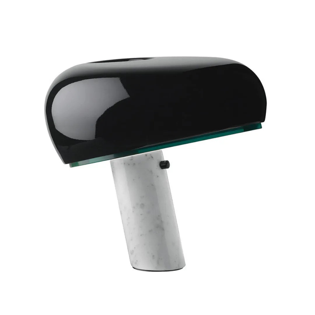 Luminaria-de-Mesa-Abajur-Cogumelo-Design-Italiano-Snoopy-Preto