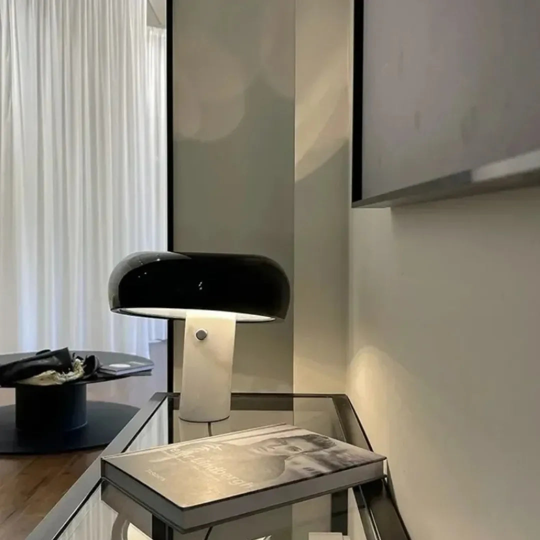 Luminária de Mesa Abajur Cogumelo Design Italiano Snoopy