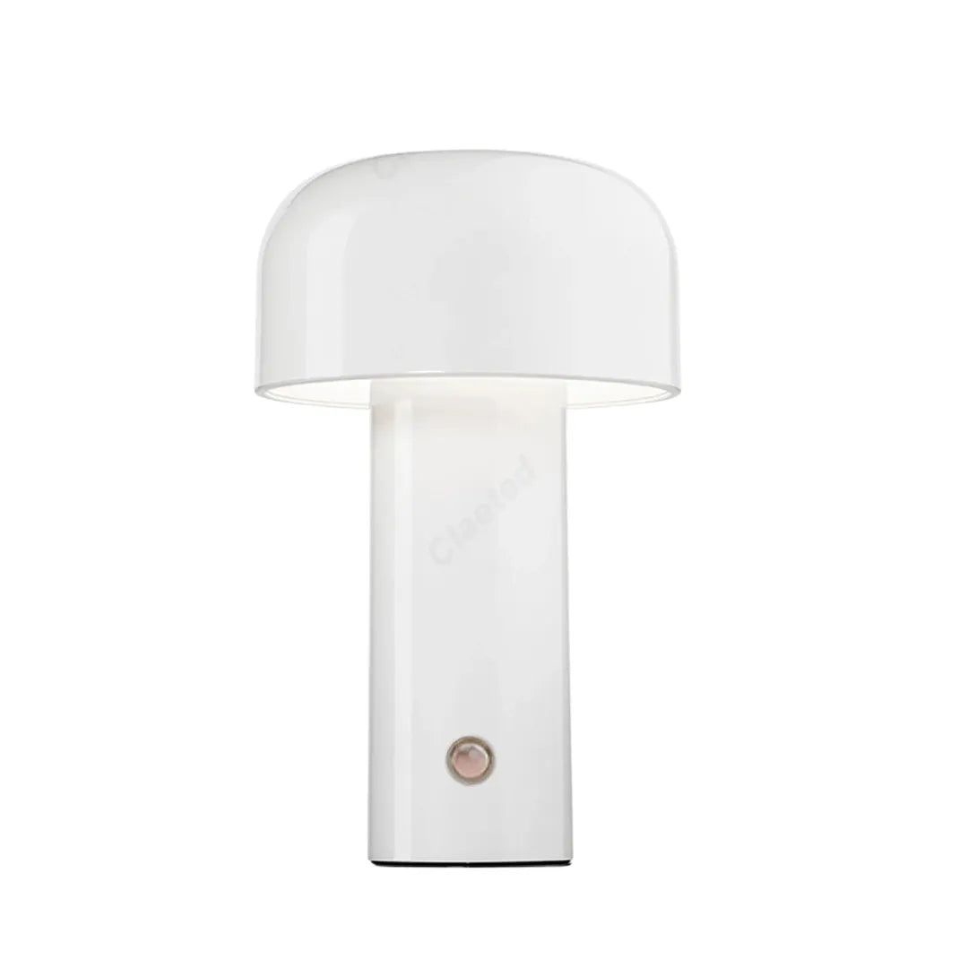 Luminária-de-Mesa-Abajur-Minimalista-Bellhop-Branco