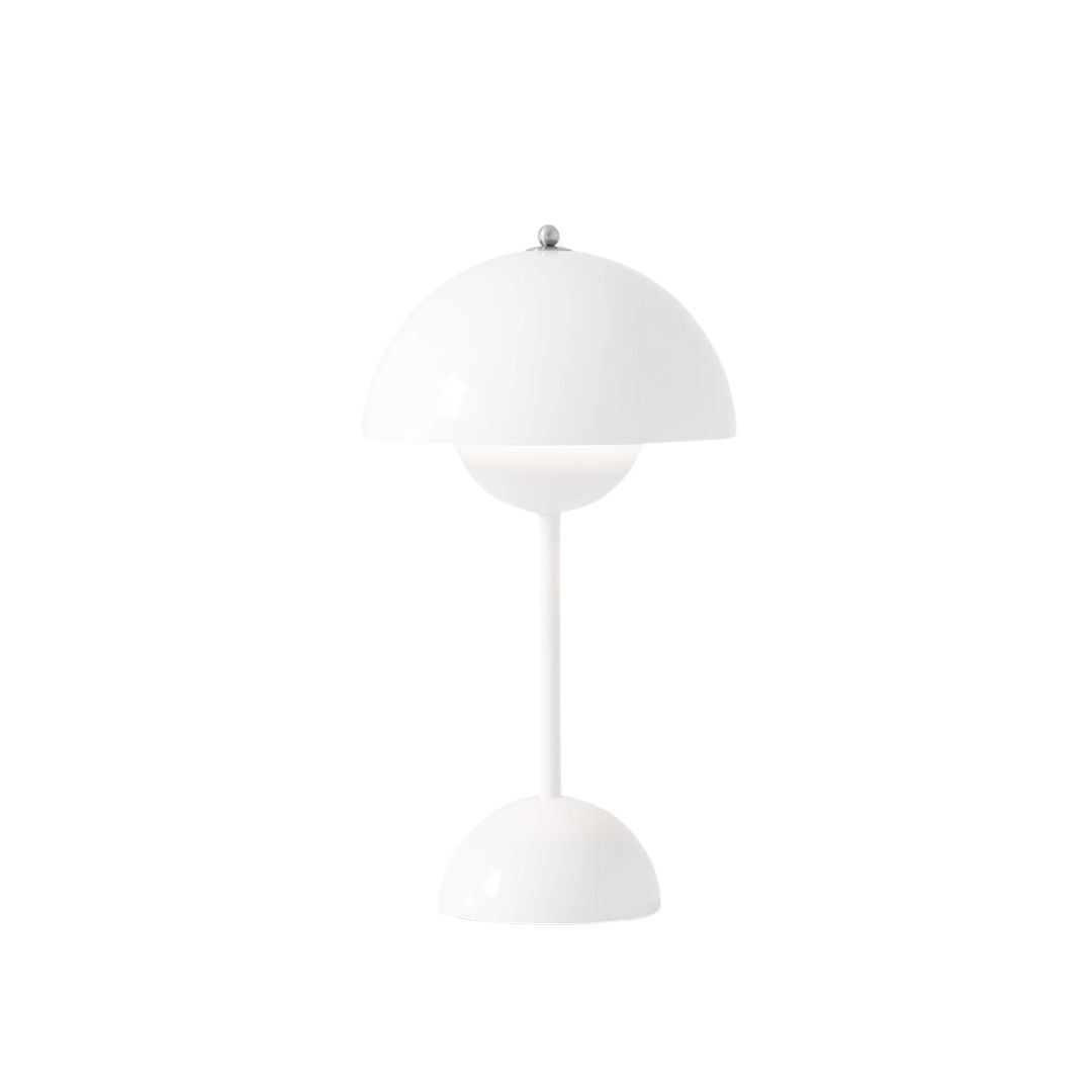 Luminária de Mesa Abajur USB Recarregável Arvo branco