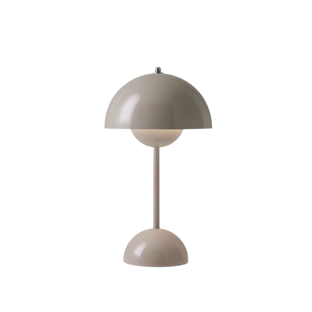 Luminária de Mesa Abajur USB Recarregável Arvo Cinza