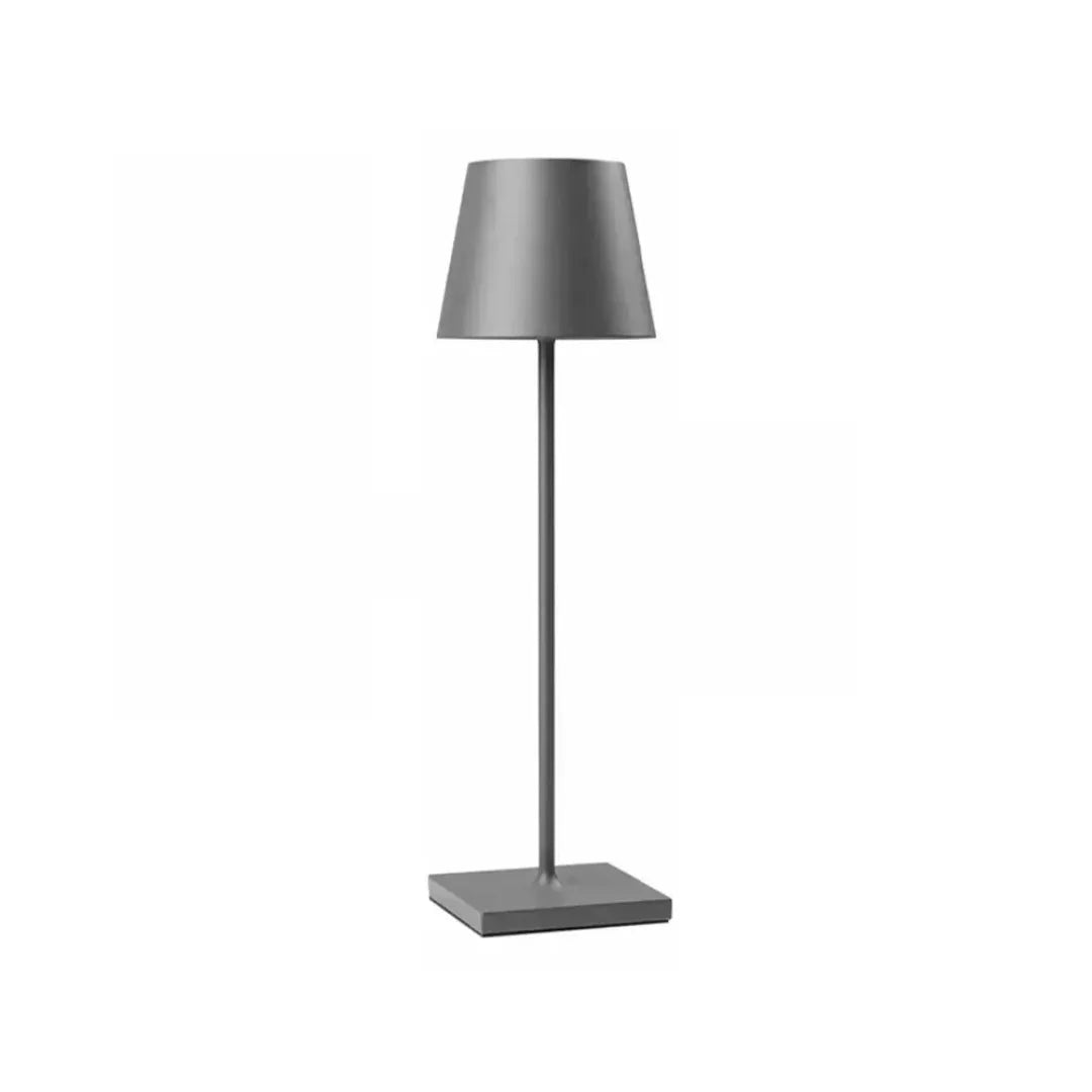 Luminária-de-Mesa-USB-Impermeável-Moderna-Nubi-Tonzi-Cinza