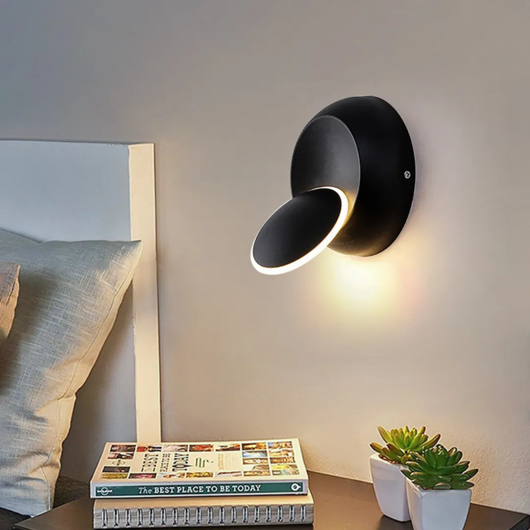 Luminária de Parede Moderna LED Rotação 350°