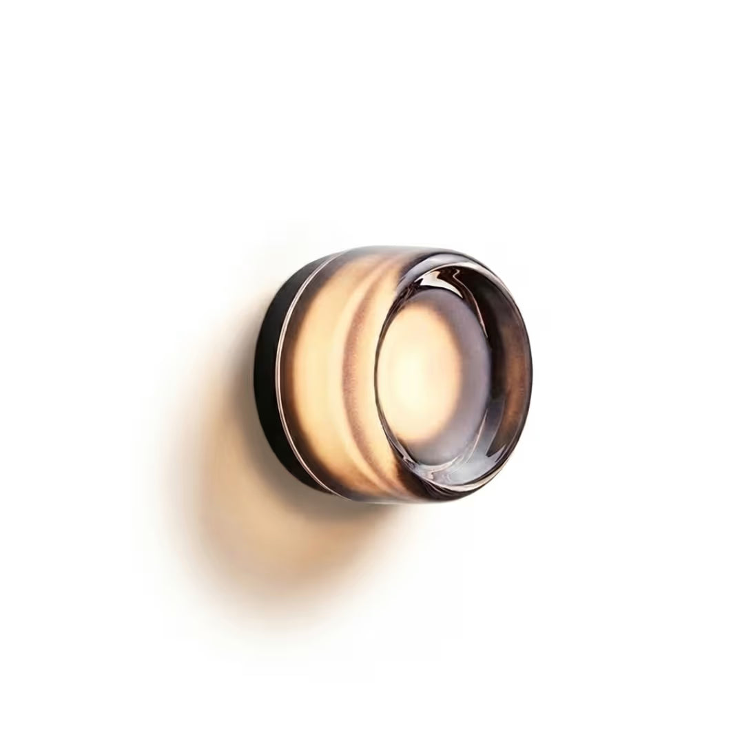 Luminária de Parede Moderna Minimalista Vidro Opal