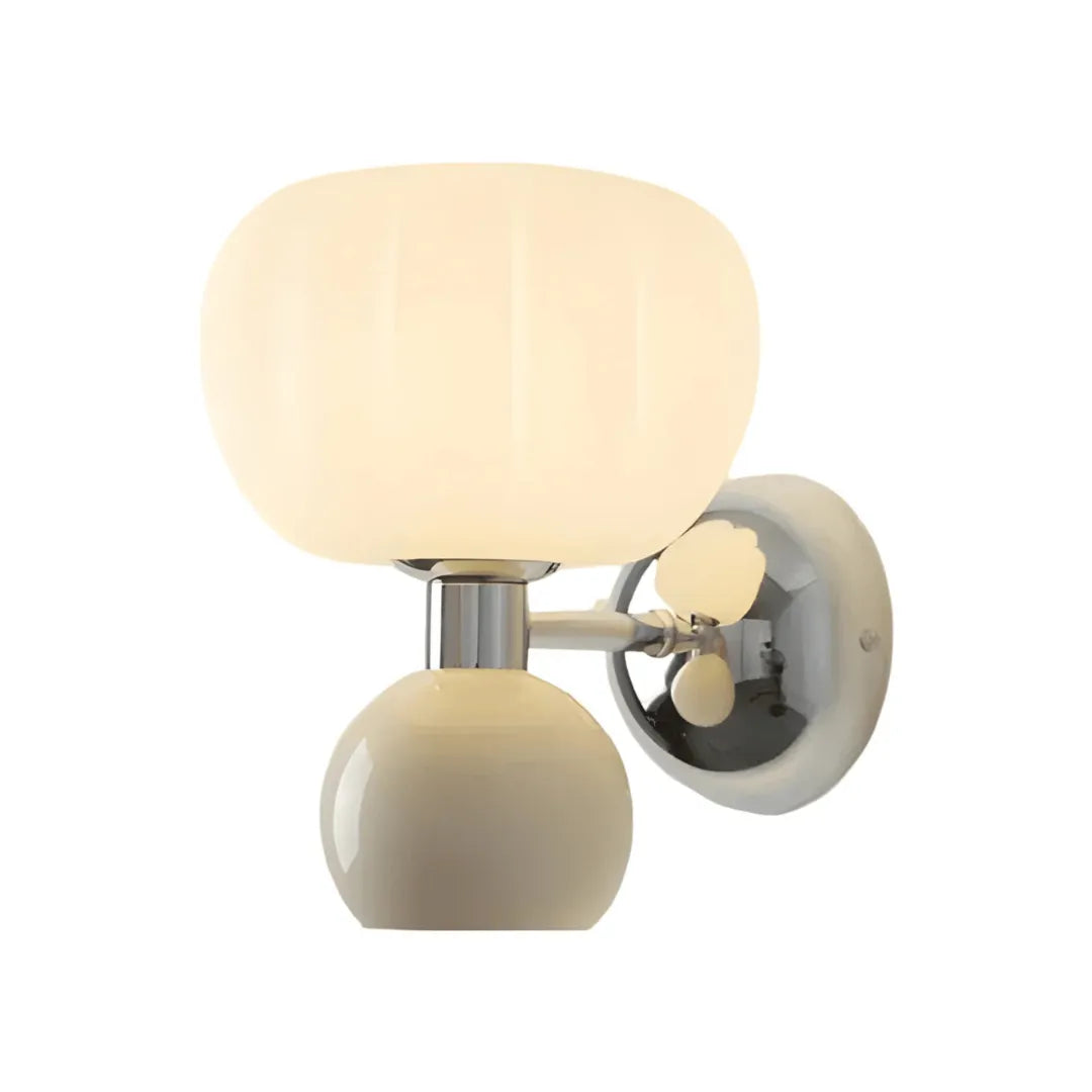 Luminária de Parede Moderna Vidro Lumina