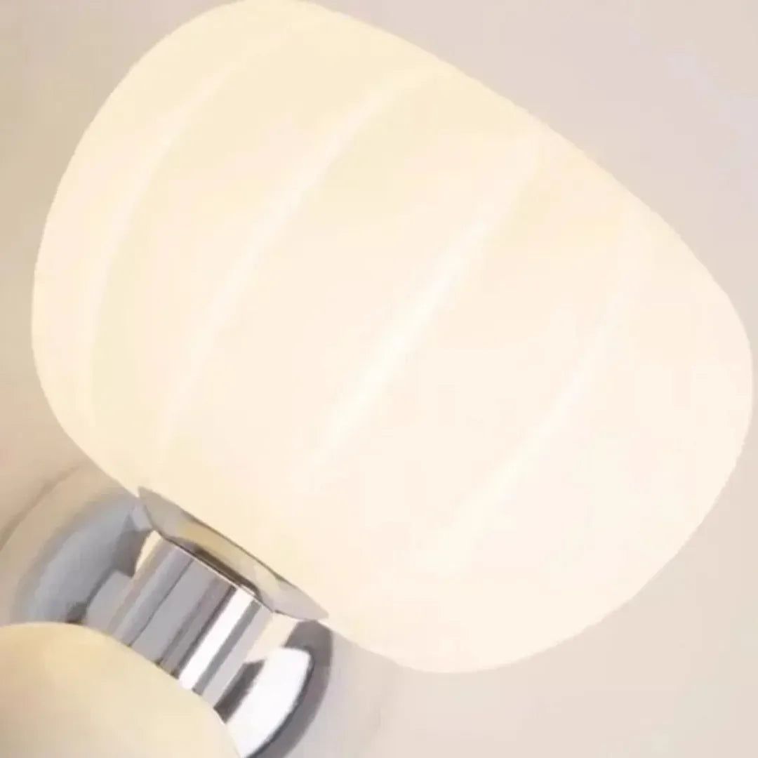Luminária de Parede Moderna Vidro Lumina