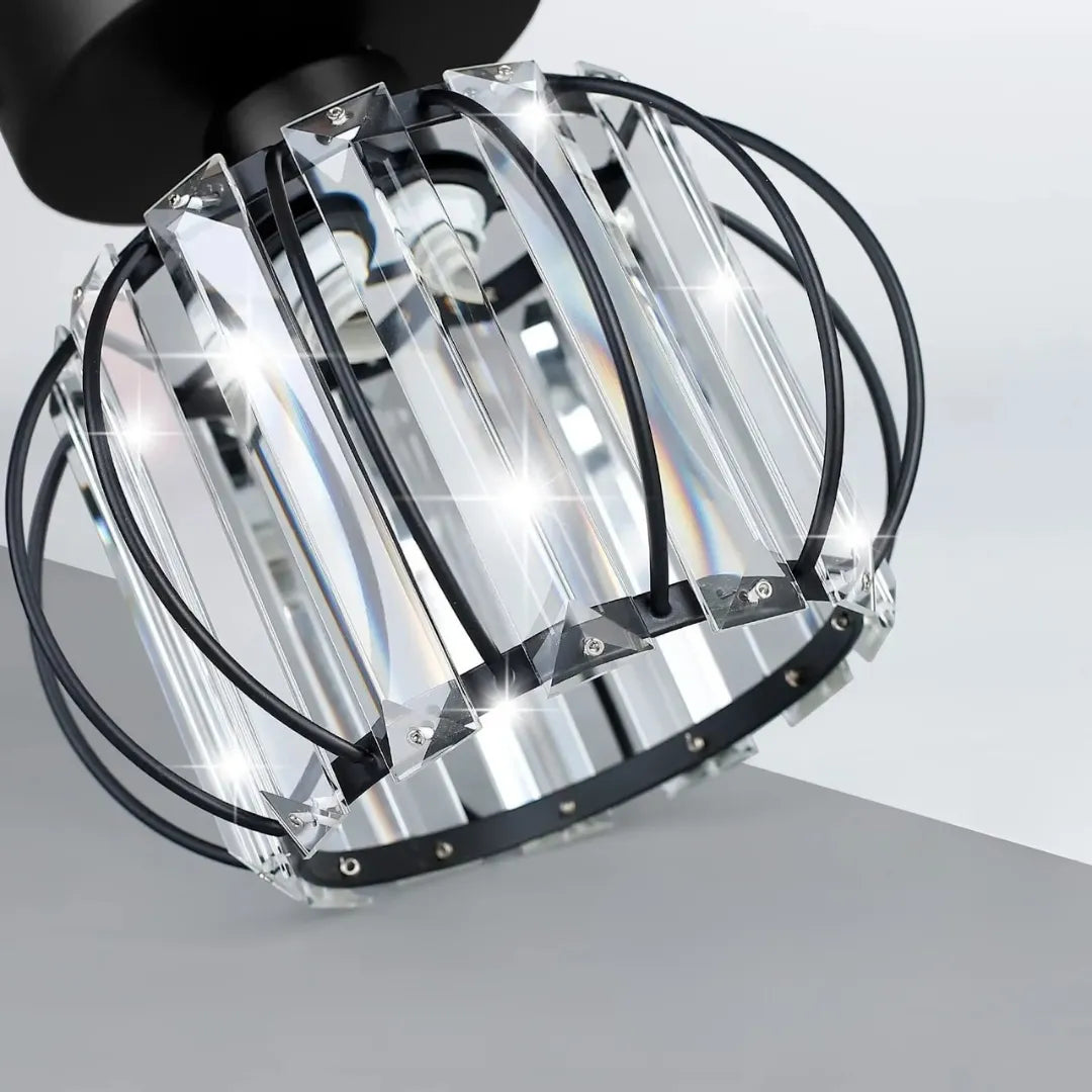 Lustre Luminária de Teto Moderno Cristal Sfera