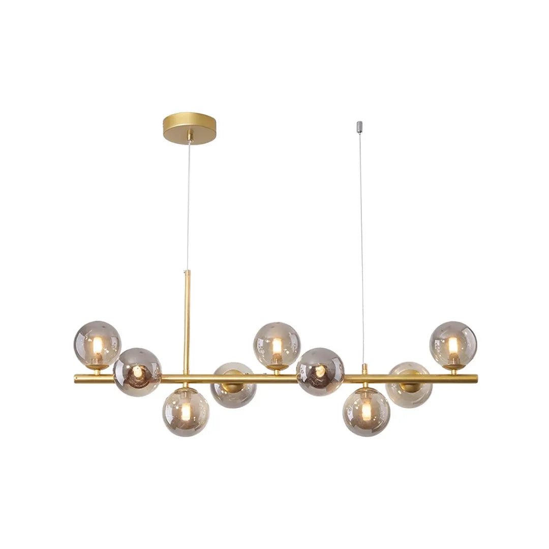 Lustre Pendente Sala de Jantar e Estar Vidro LED