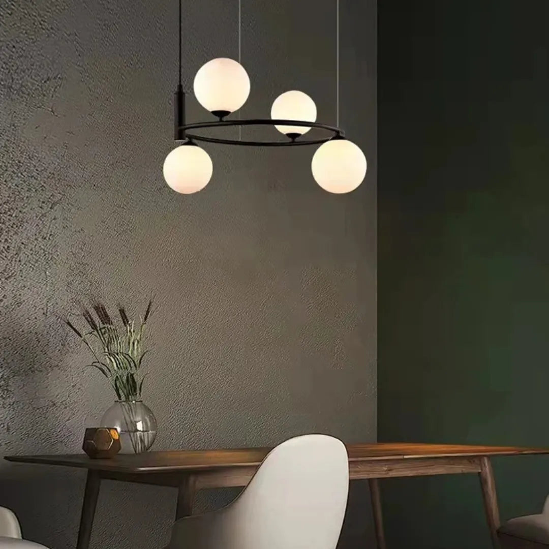 Lustre Pendente de Vidro Moderno Orion