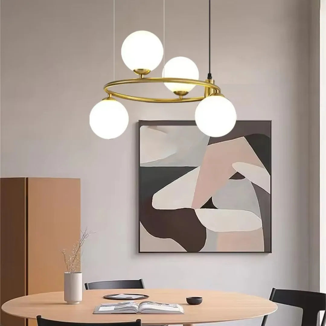 Lustre Pendente de Vidro Moderno Orion