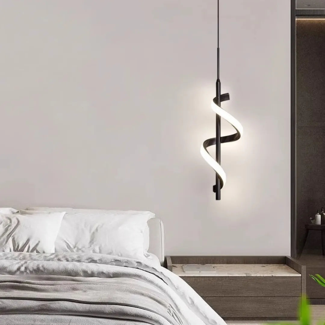 Lustre-Pendente-em-Espiral-Preto-de-Led