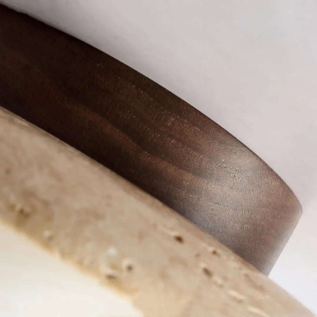 Plafon de Teto Moderno Pedra Travertino