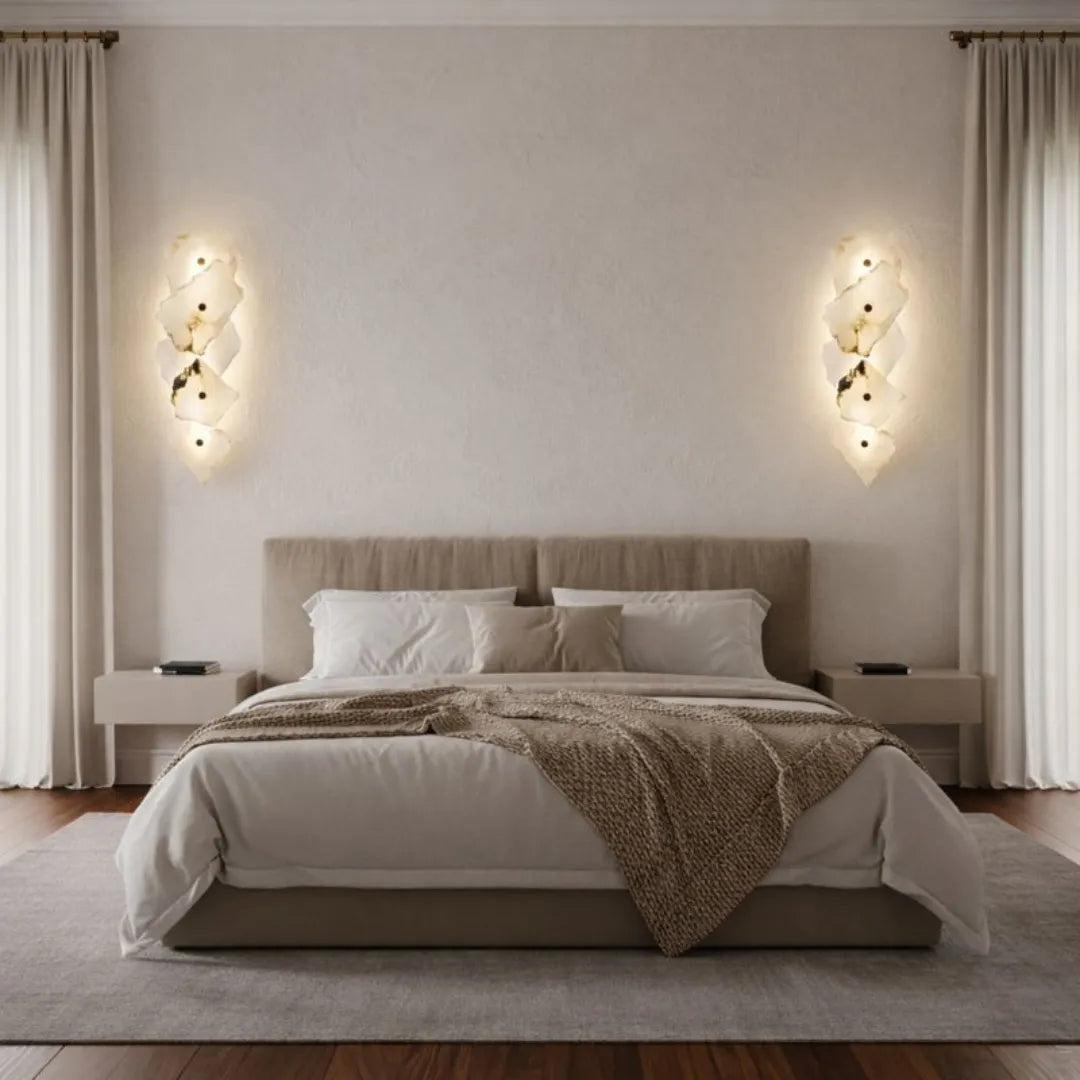 Arandela de Mármore Natural LED