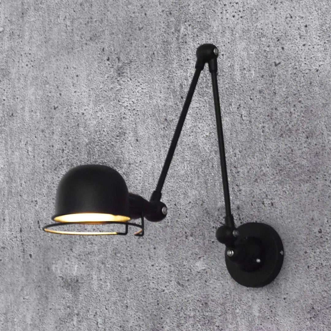 Arandela de Parede Industrial Vintage Articulável