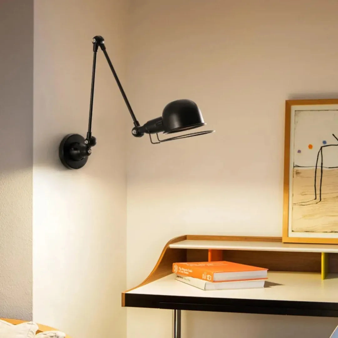 Arandela de Parede Industrial Vintage Articulável