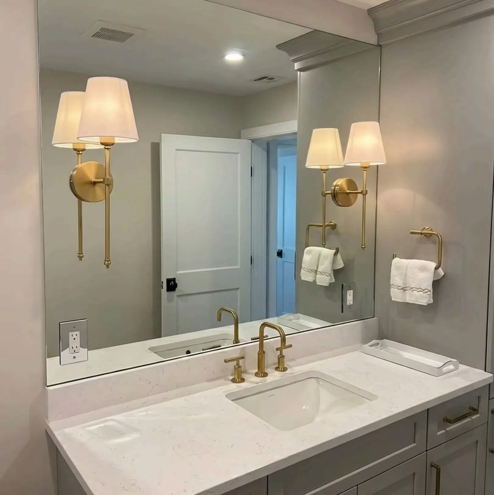 Arandela de parede moderna abajur tecido Etna