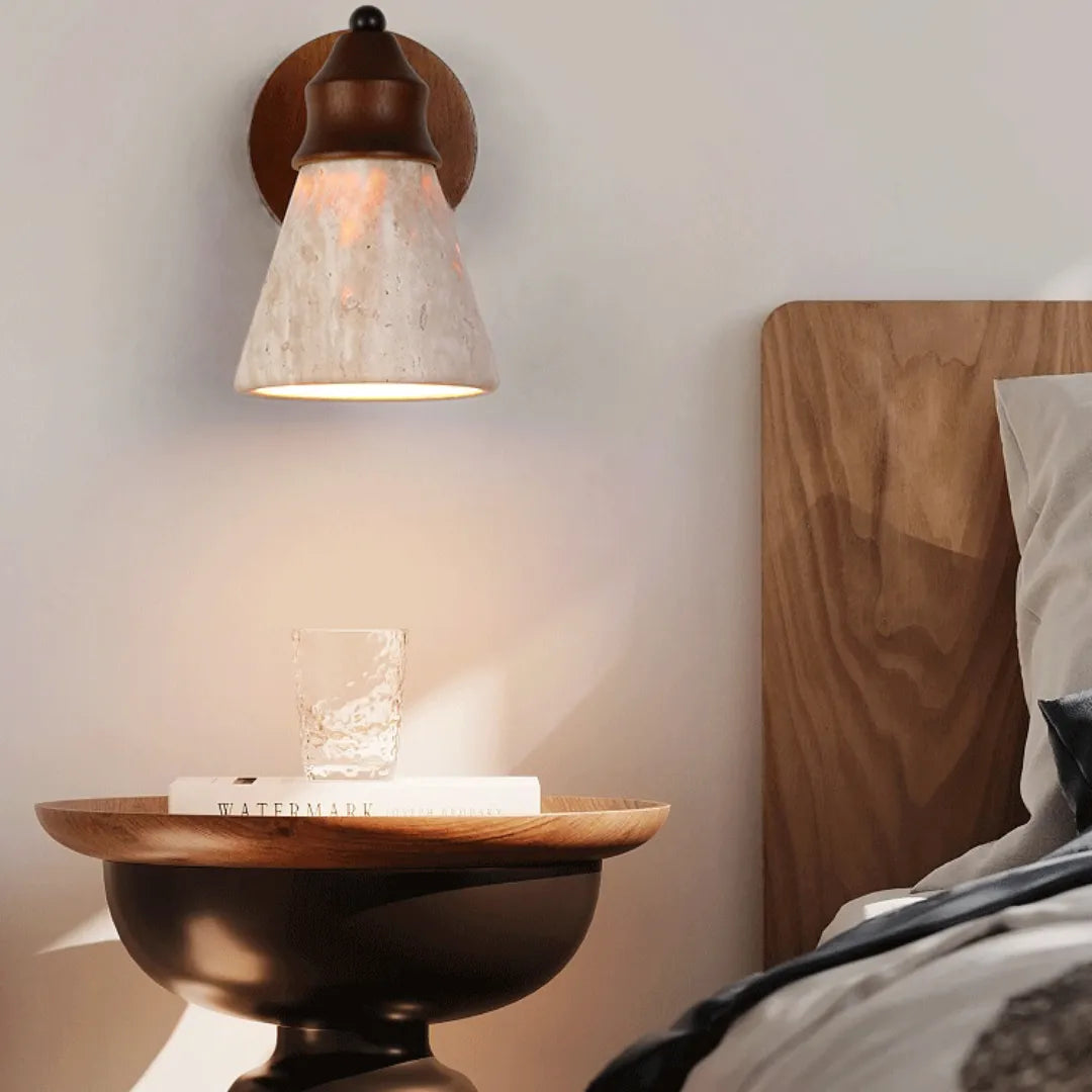 Arandela de Parede Travertino LED Clássica Ravello