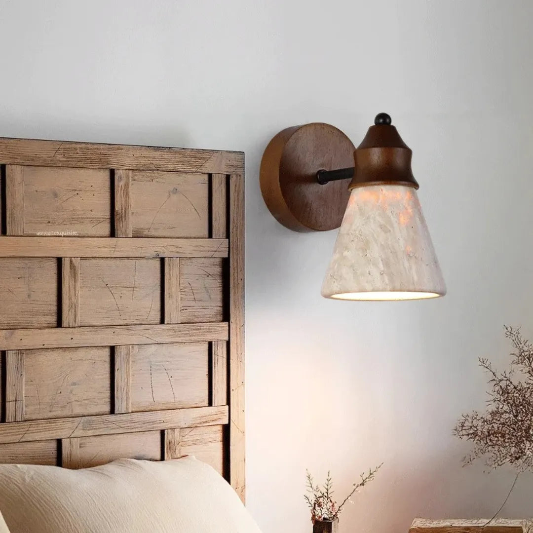 Arandela de Parede Travertino LED Clássica Ravello