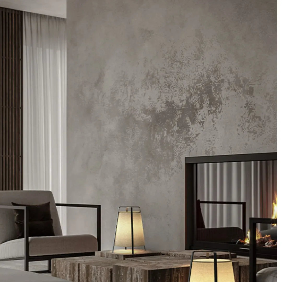 Luminária de Chão Japonesa Wabi Sabi Zen para Sala e Quarto