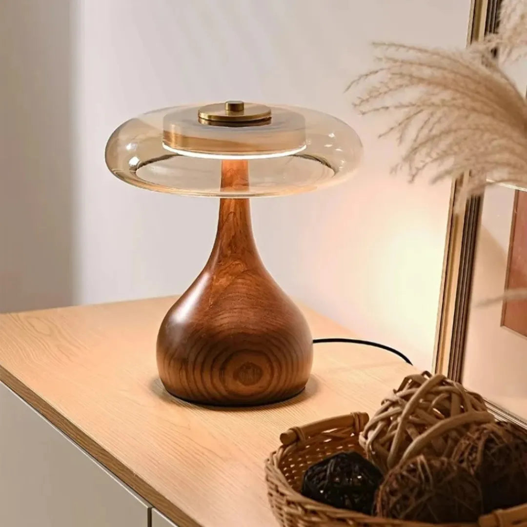 luminaria-de-mesa-em-madeira-vidro-retro-francesa-led
