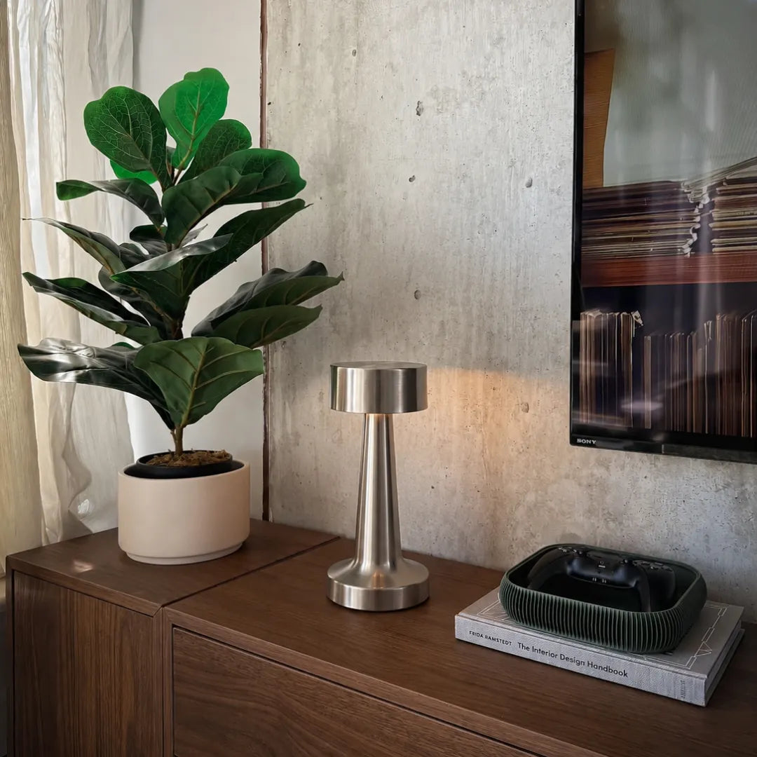 Luminária de Mesa Minimalista USB LED Domo