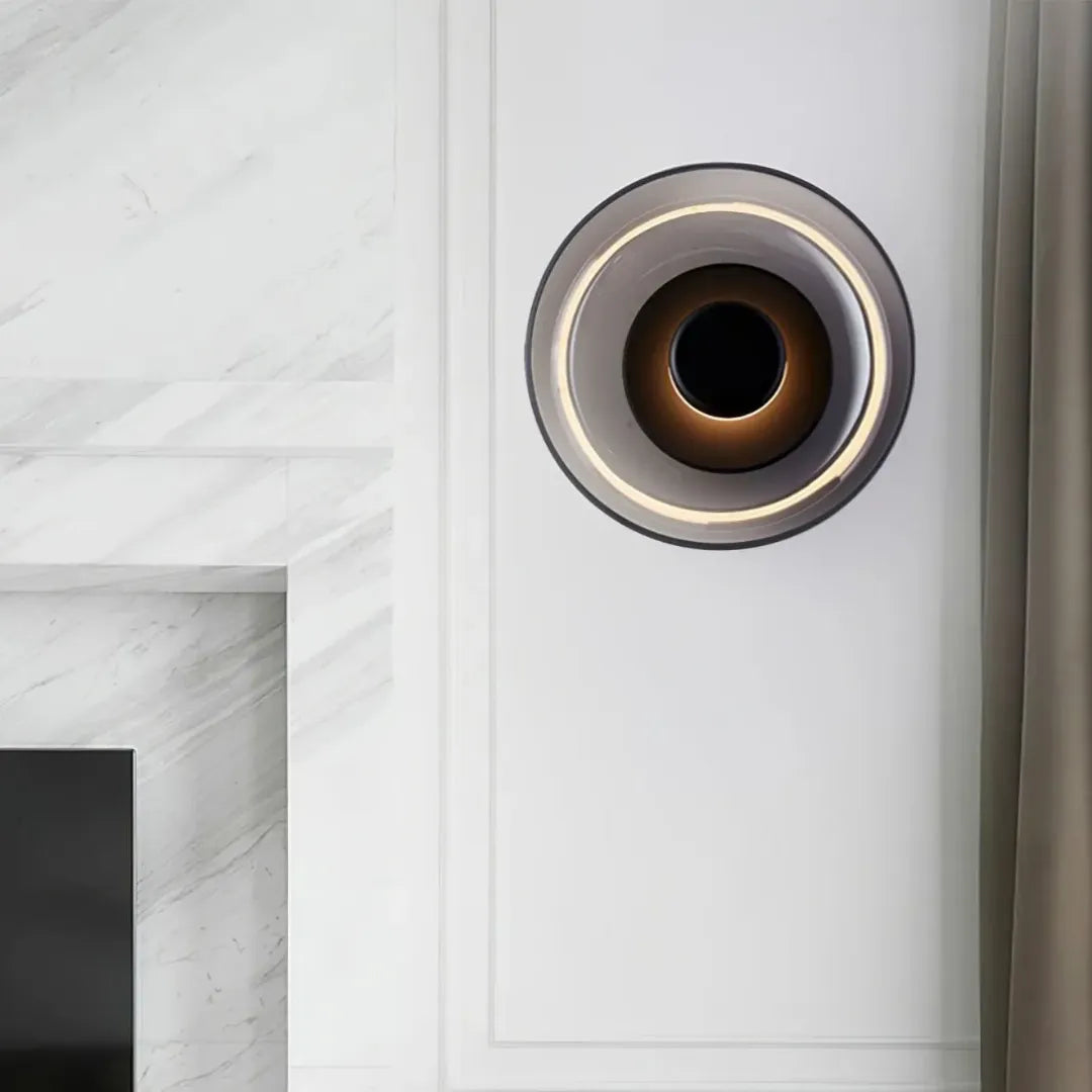 Luminária de parede moderna vidro led vetro