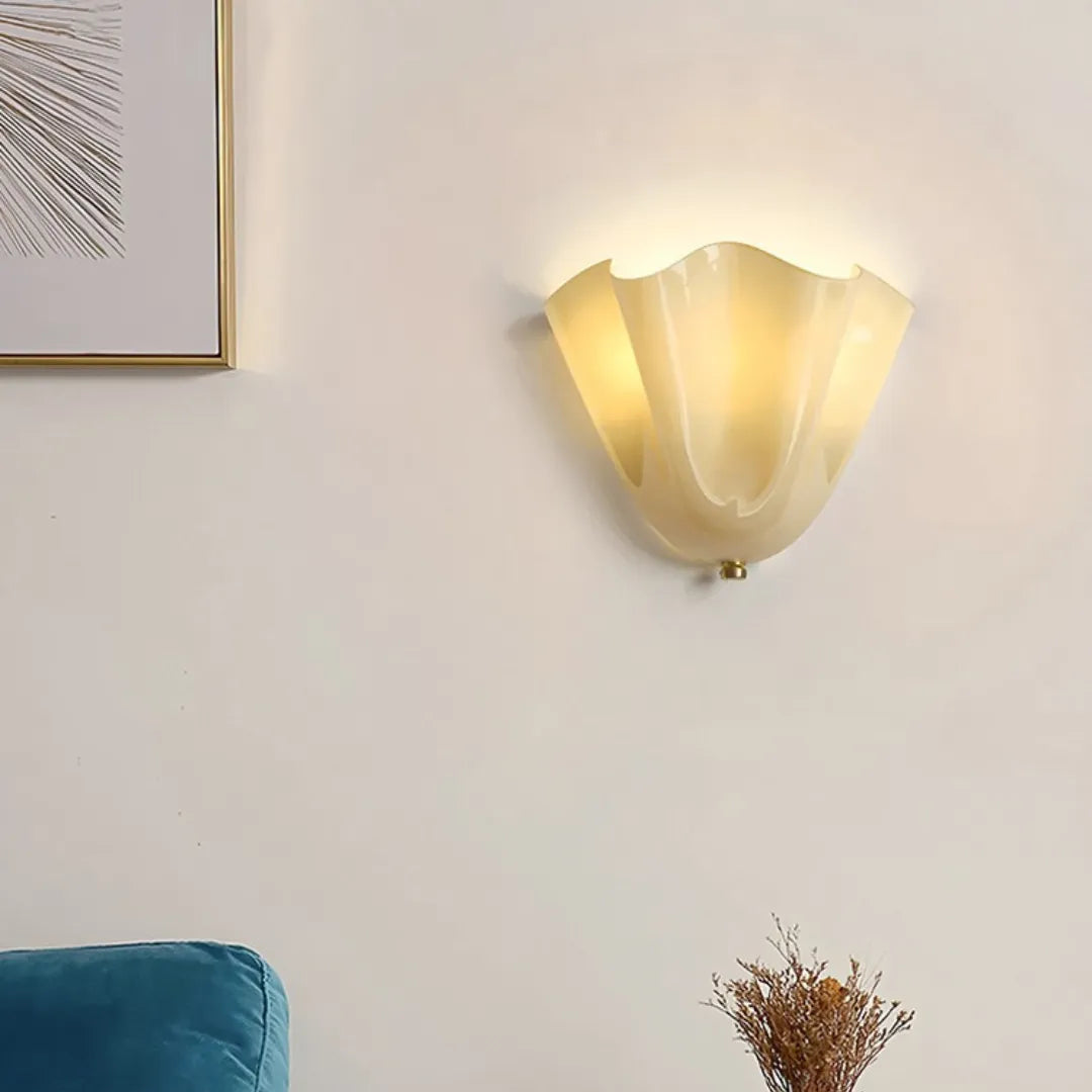 Luminária de Parede Wabi-Sabi Vidro Colorido