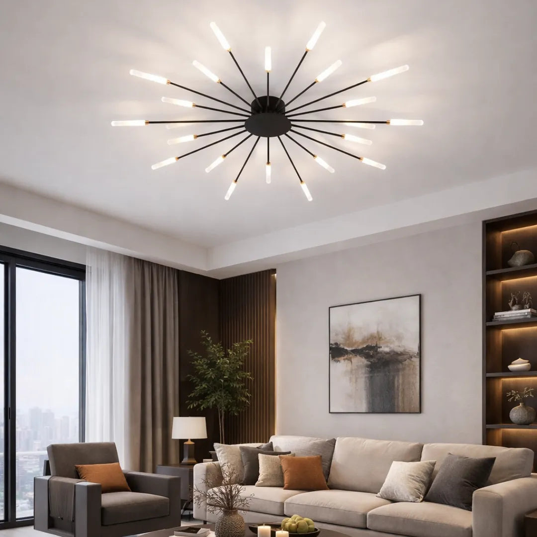 Vista frontal do plafon Seren em fundo branco — Tonzi