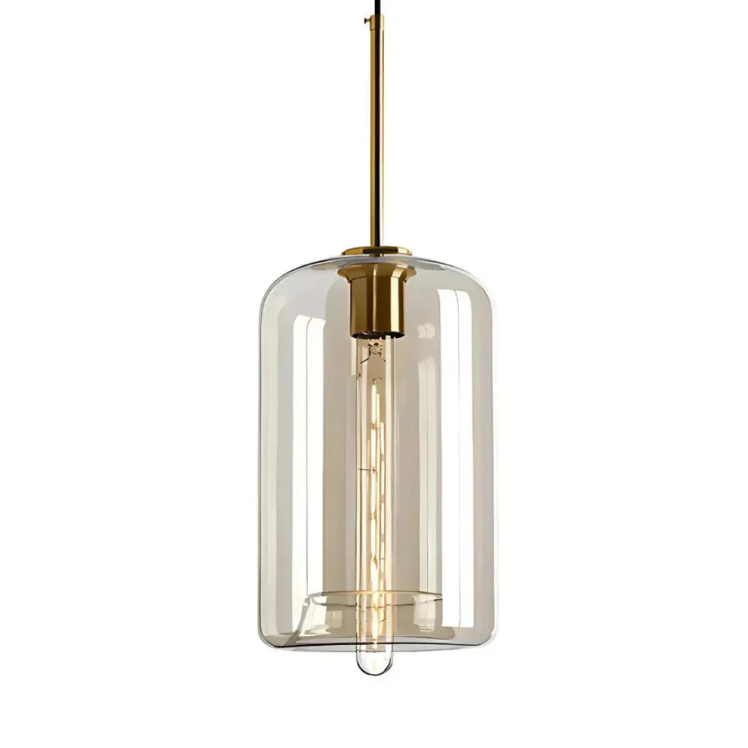 Luminária Pendente Bola Globo Vidro Nero