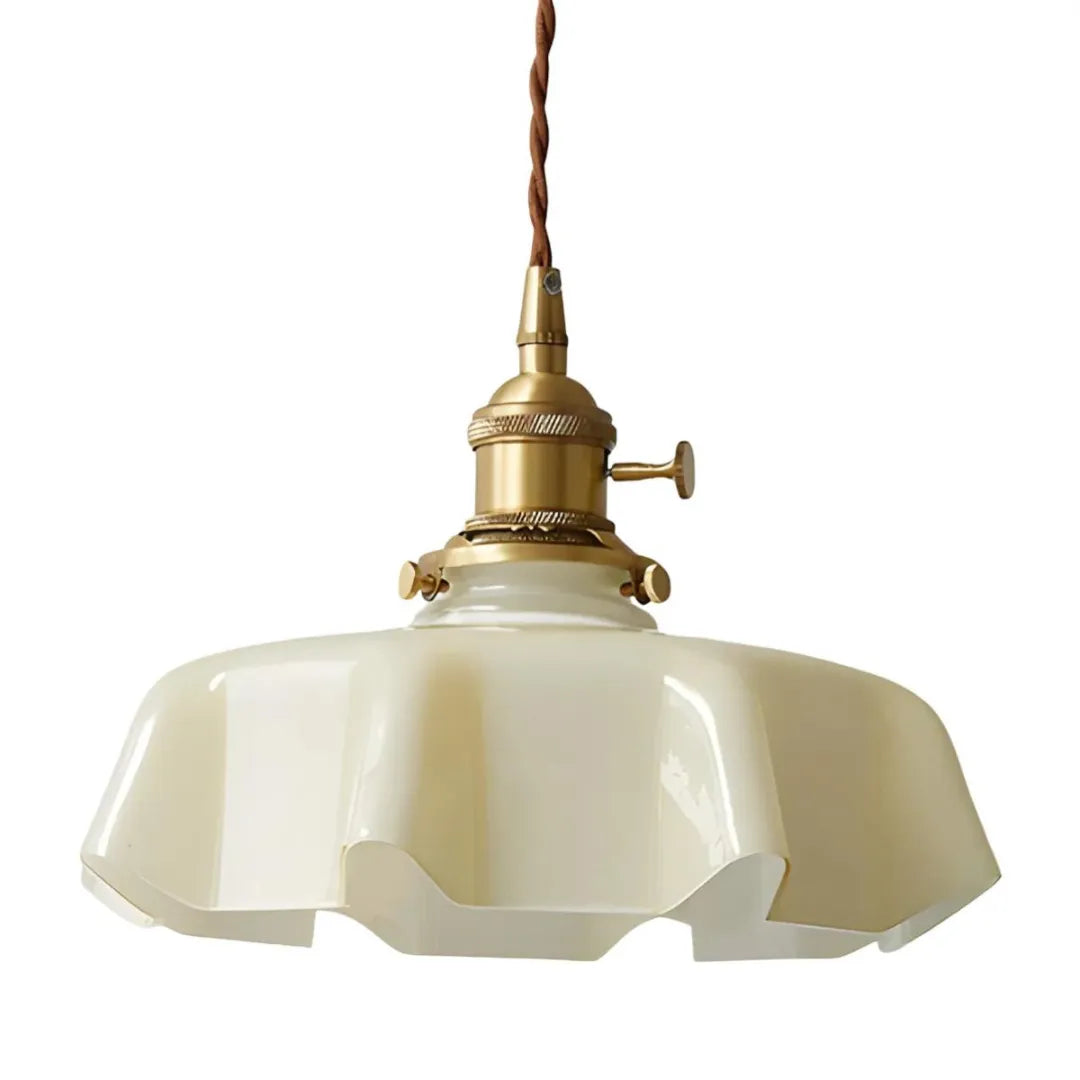 luminária-pendente-de-teto-moderna-Vidro-Bege