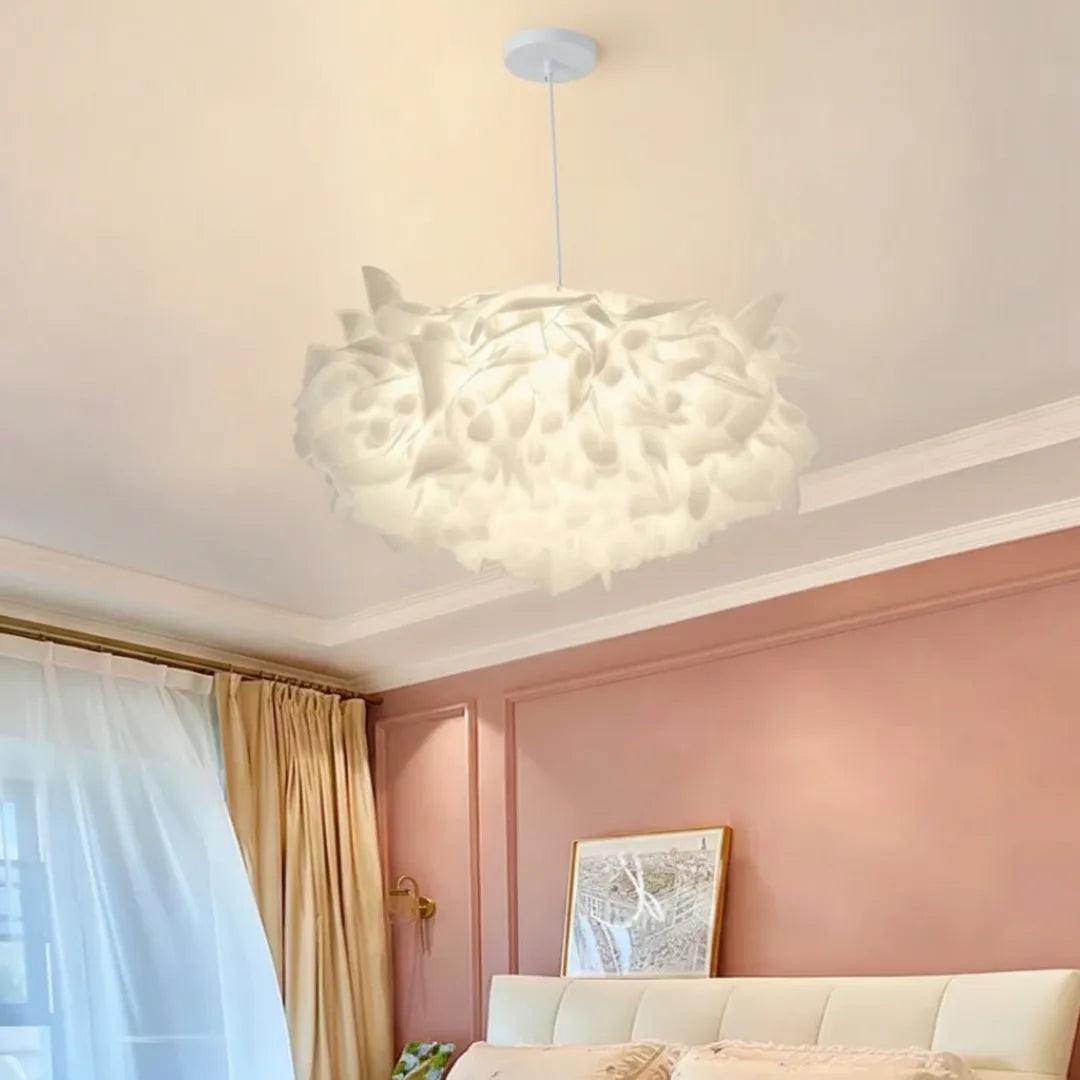 Luminária Pendente LED Branca Pétala Modern