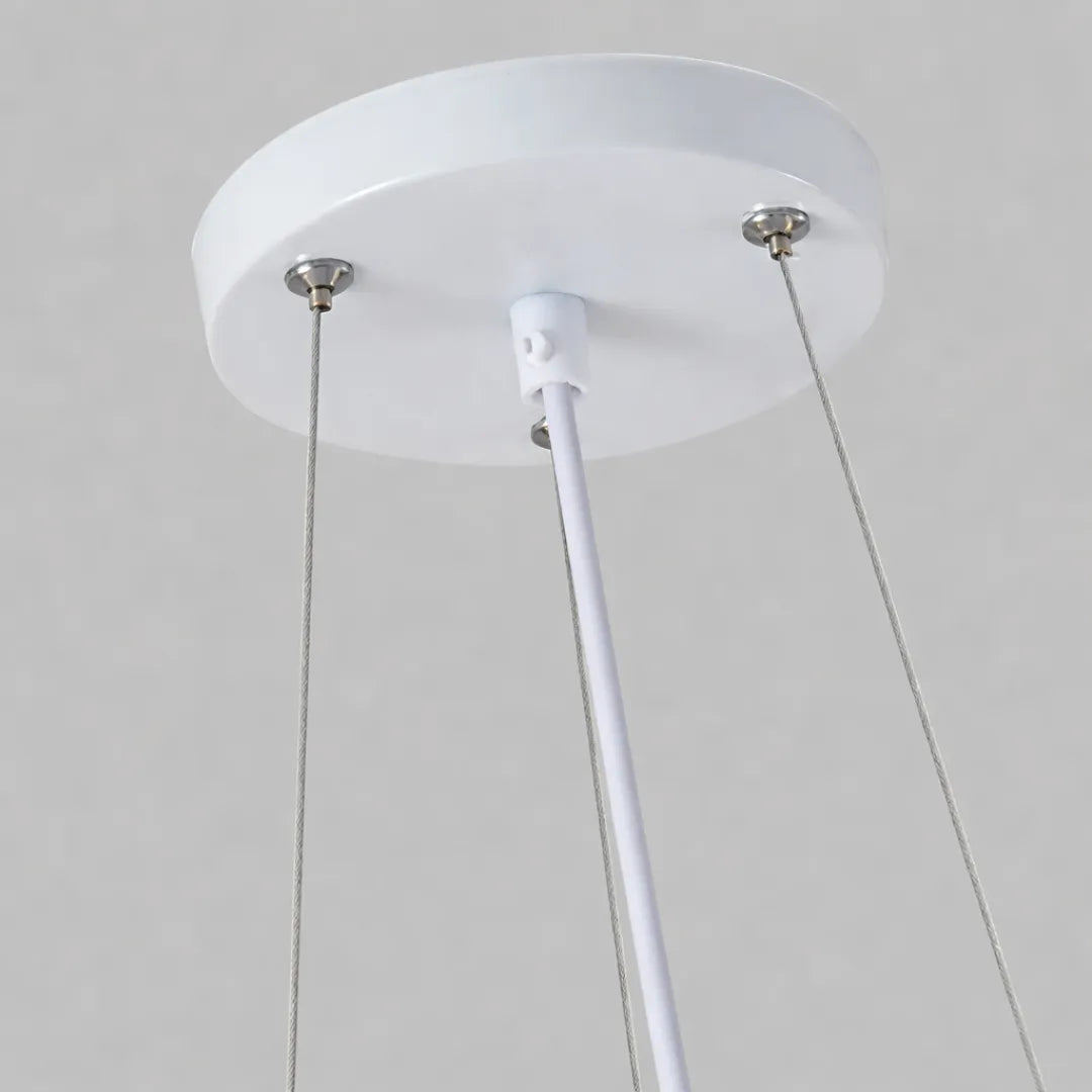 Luminária Pendente LED Branca Pétala Modern