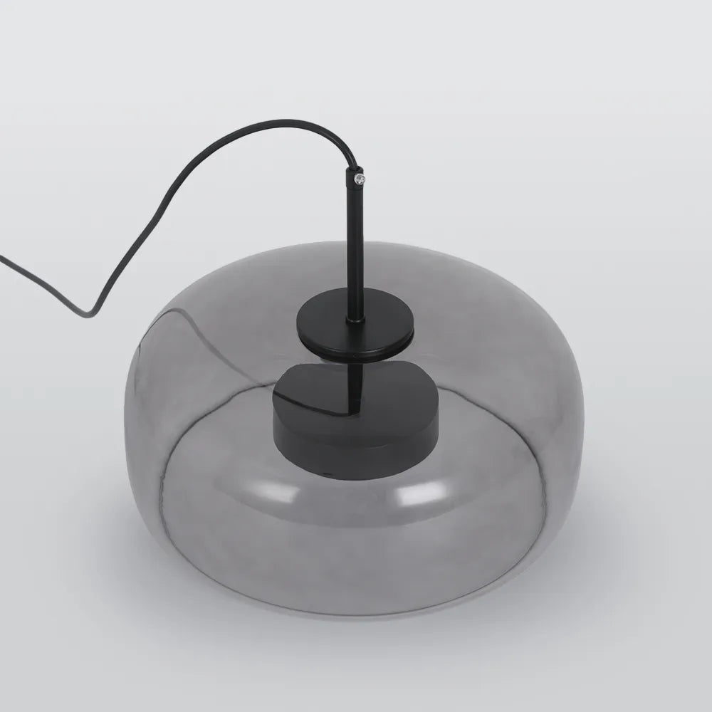 Luminária Pendente Moderna Metal Vidro Aurum — imagem 4 do produto