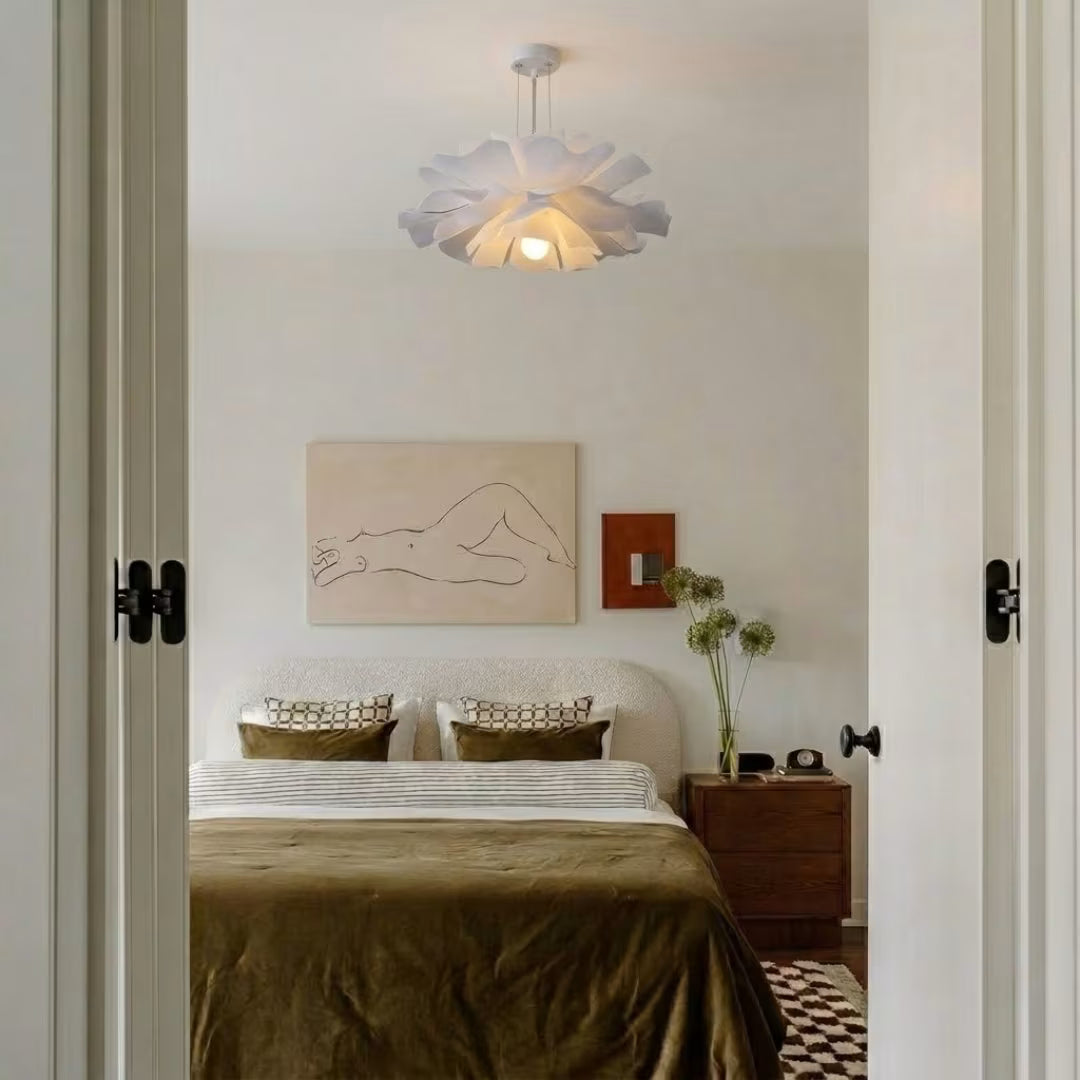 Luminária Pendente Moderna Pétalas Nórdicas Menvora