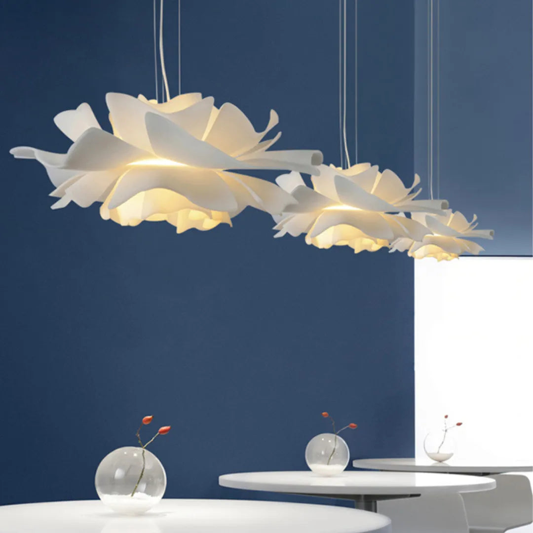 Luminária Pendente Moderna Pétalas Nórdicas Menvora