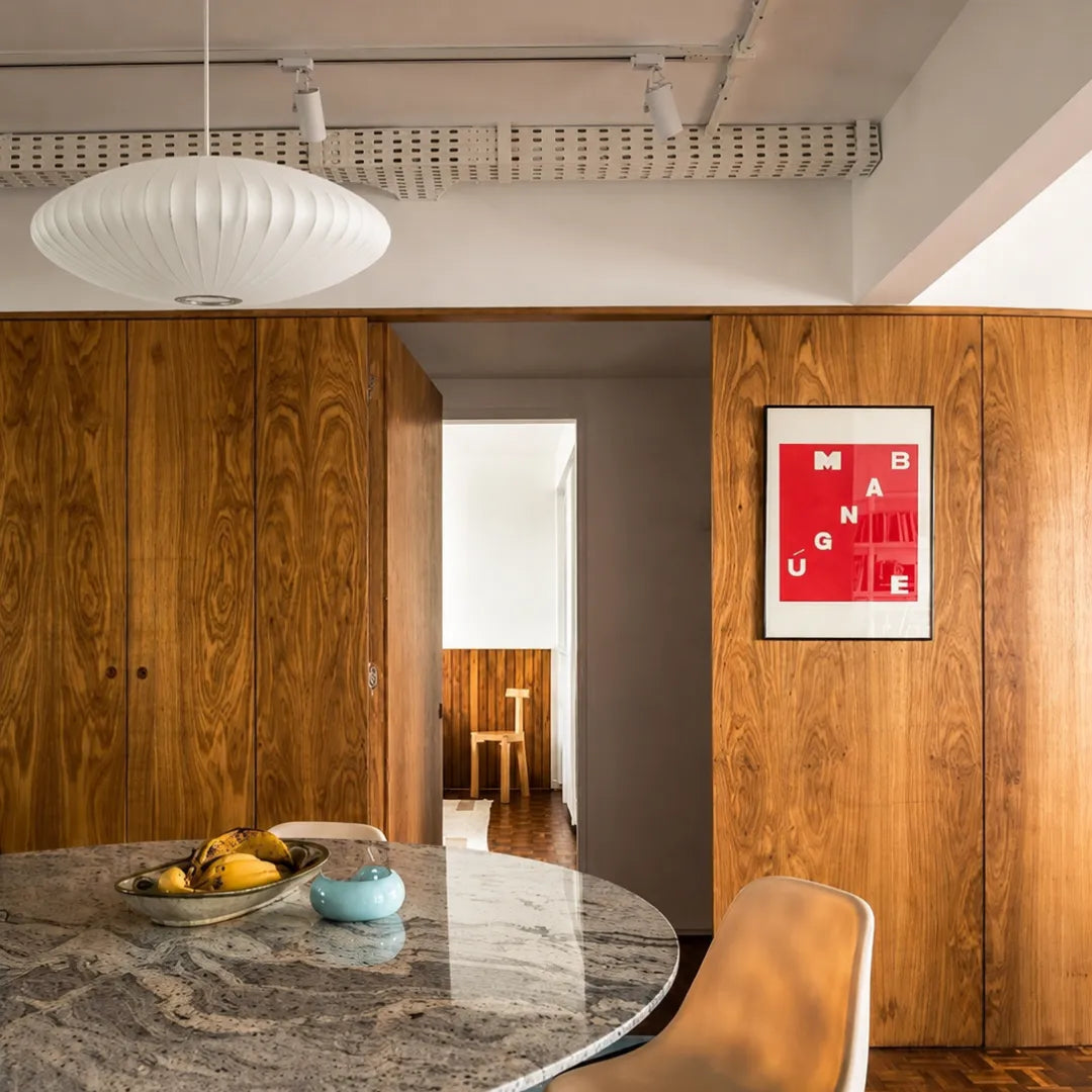 Luminária Pendente Moderna Seda Design Dinamarquês