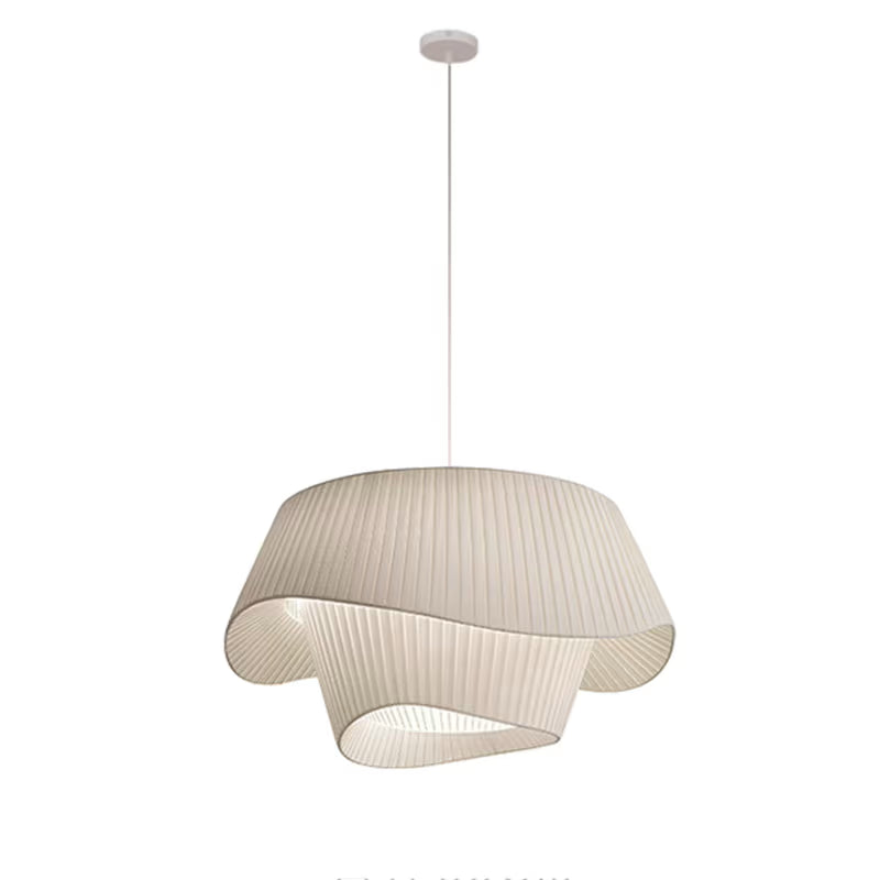 Luminária Pendente Moderno LED Tecido Nórdico