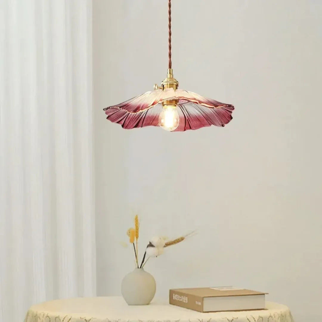 luminaria-pendente-retro-de-vidro-floral-decorativa