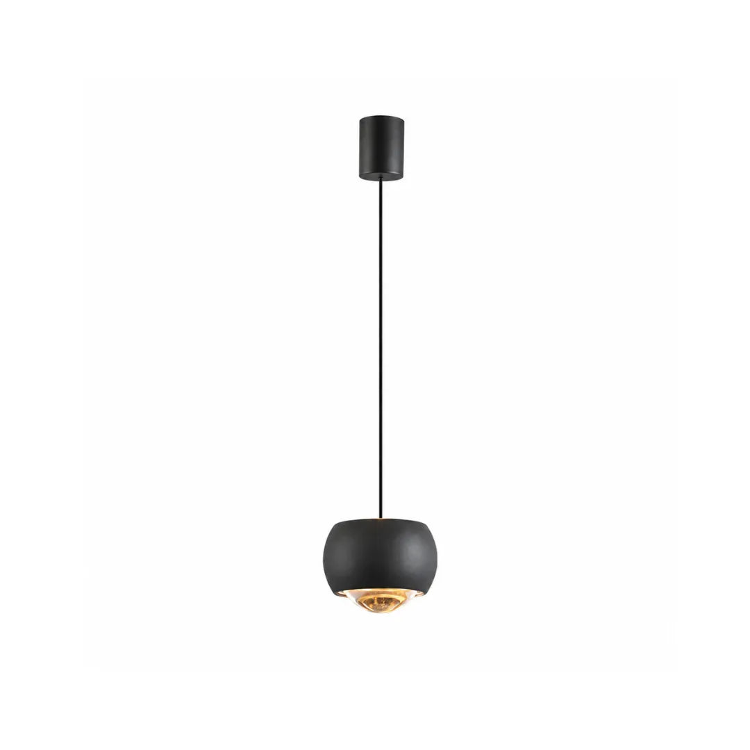 Luminária pendente vidro LED vintage Cala