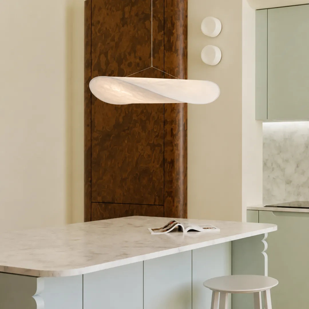 Luminária Pendente Minimalista em Polímero LED Puro