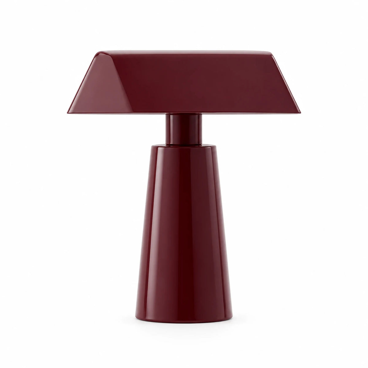 Luminária de mesa recarregável led touch prisma vinho — Tonzi