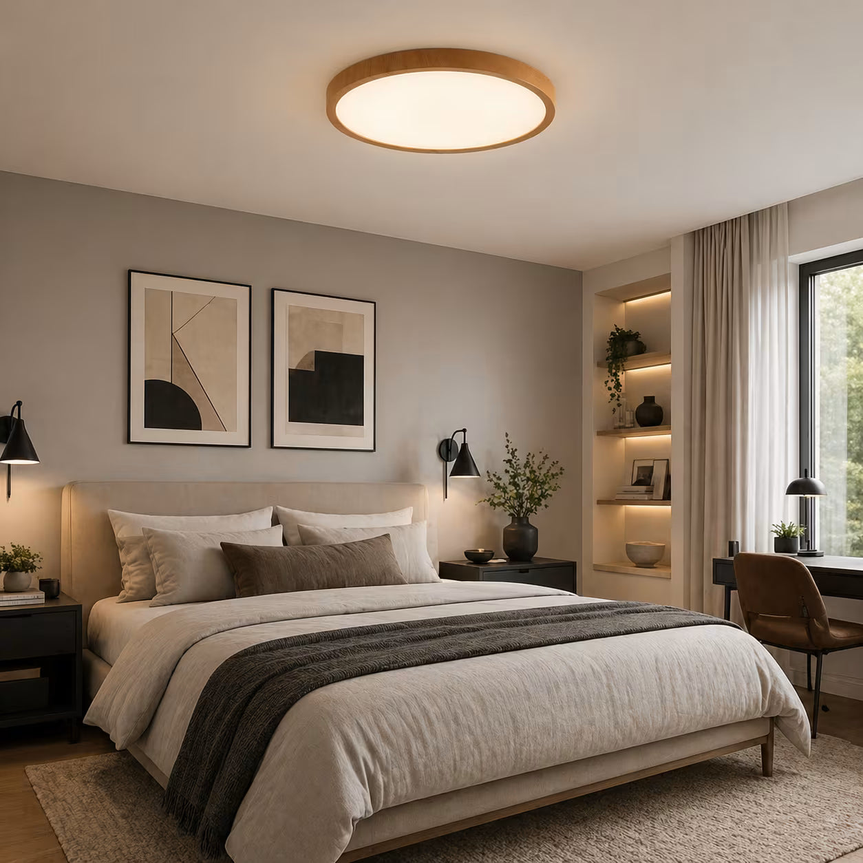 Plafon Siena em ambiente residencial com luz quente — Tonzi