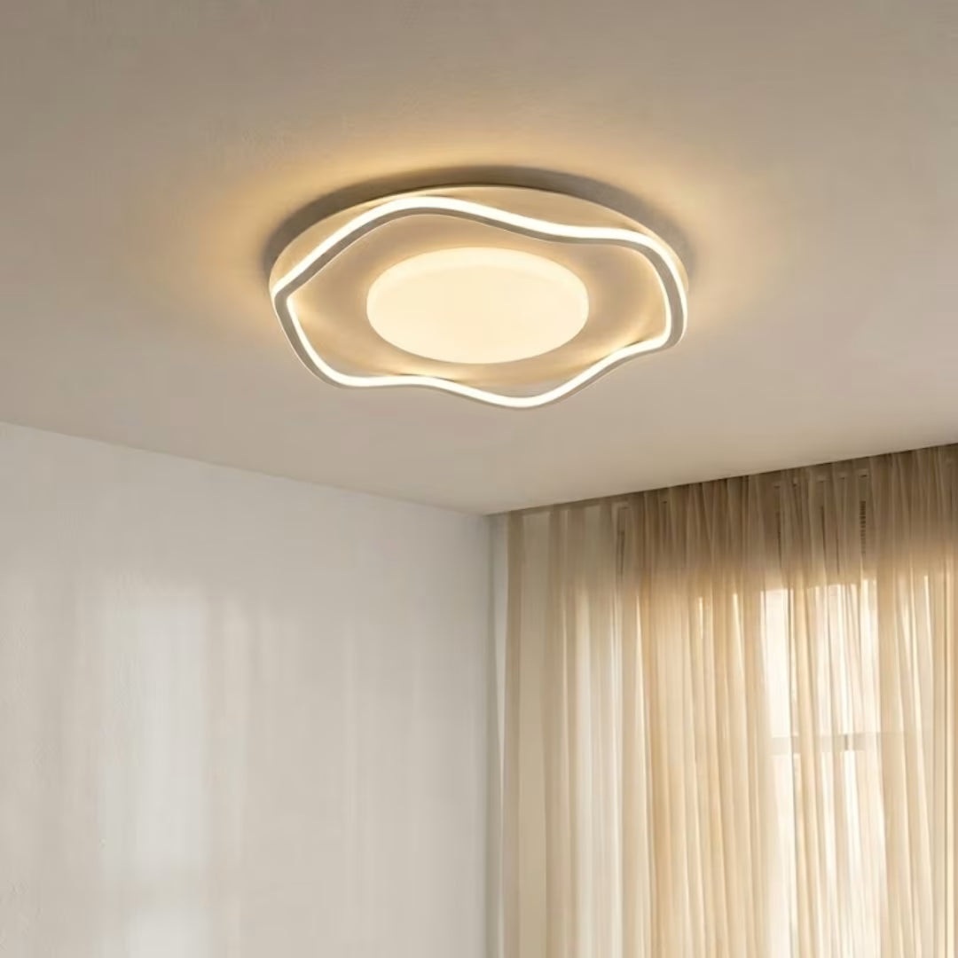 Plafon Nivor em sala de estar com LED tricolor — Tonzi