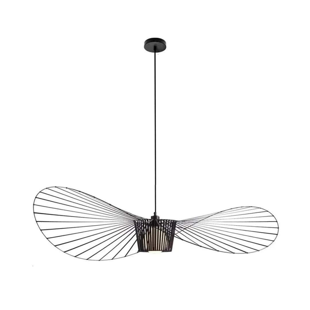 Luminária pendente LED industrial retrô Veyro sobre mesa de jantar — Pendente Veyro — Tonzi